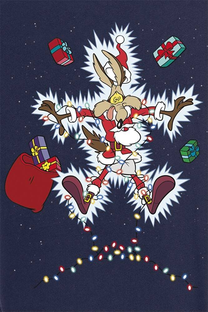 EMP "Warner 100 - Christmas Vacation" T-Shirt Blau Von Looney Tunes