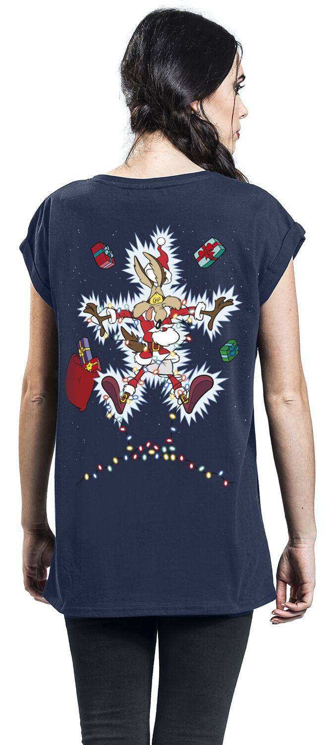 EMP "Warner 100 - Christmas Vacation" T-Shirt Blau Von Looney Tunes