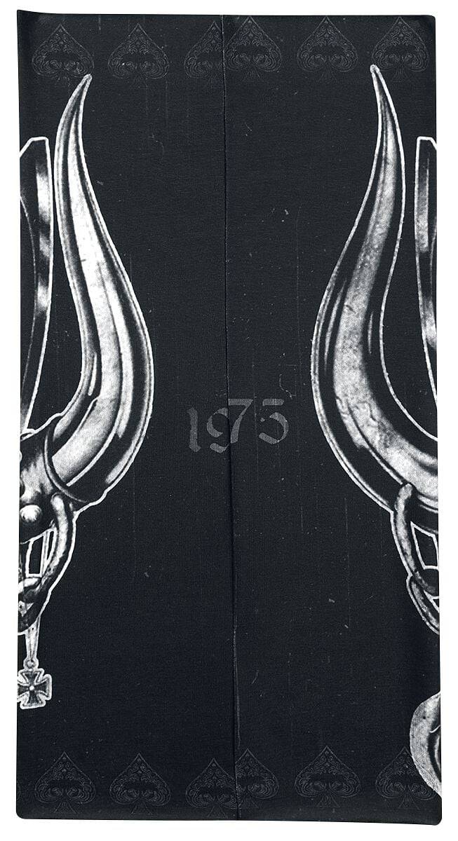 EMP "Warpig Tube Scarf" Schlauchschal Schwarz/grau Von Motörhead