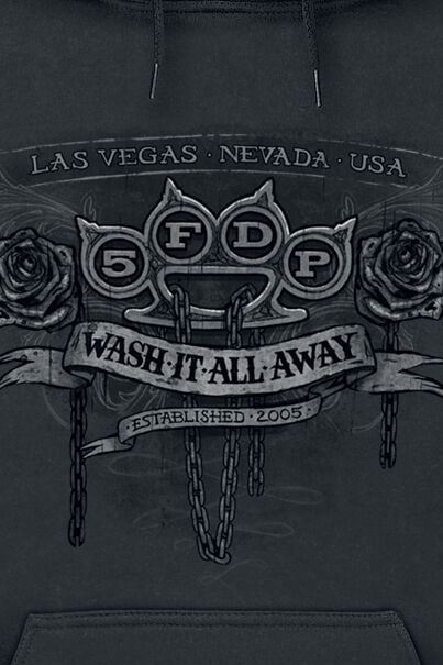 EMP "Wash It All Away" Kapuzenpullover Schwarz Von Five Finger Death Punch