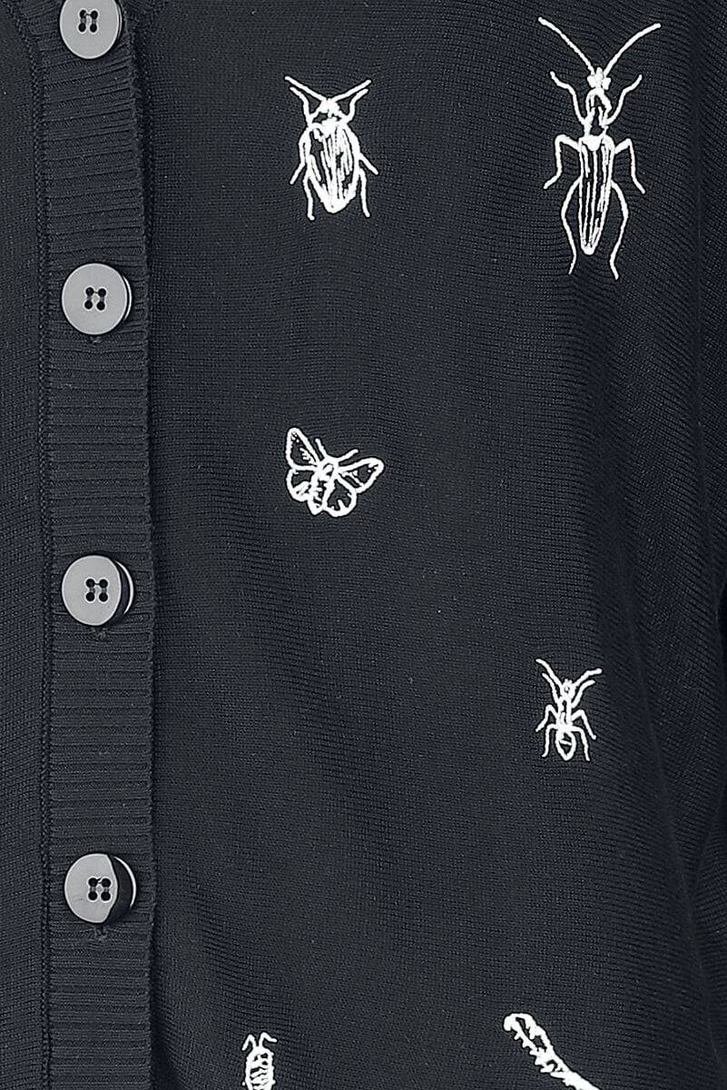 EMP "Way Out Cardigan" Cardigan Schwarz/weiß Von Jawbreaker