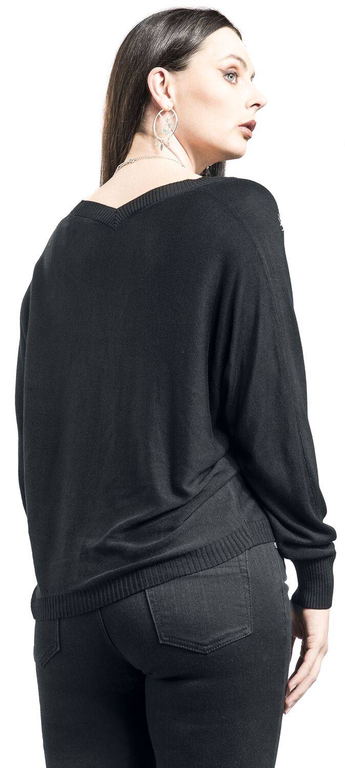 EMP "Way Out Cardigan" Cardigan Schwarz/weiß Von Jawbreaker