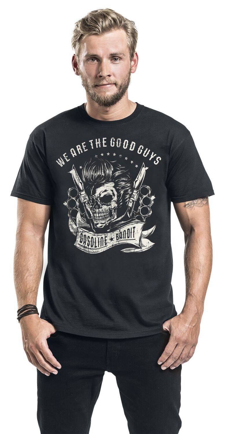 EMP "We Are The Good Guys" T-Shirt Schwarz Von Gasoline Bandit