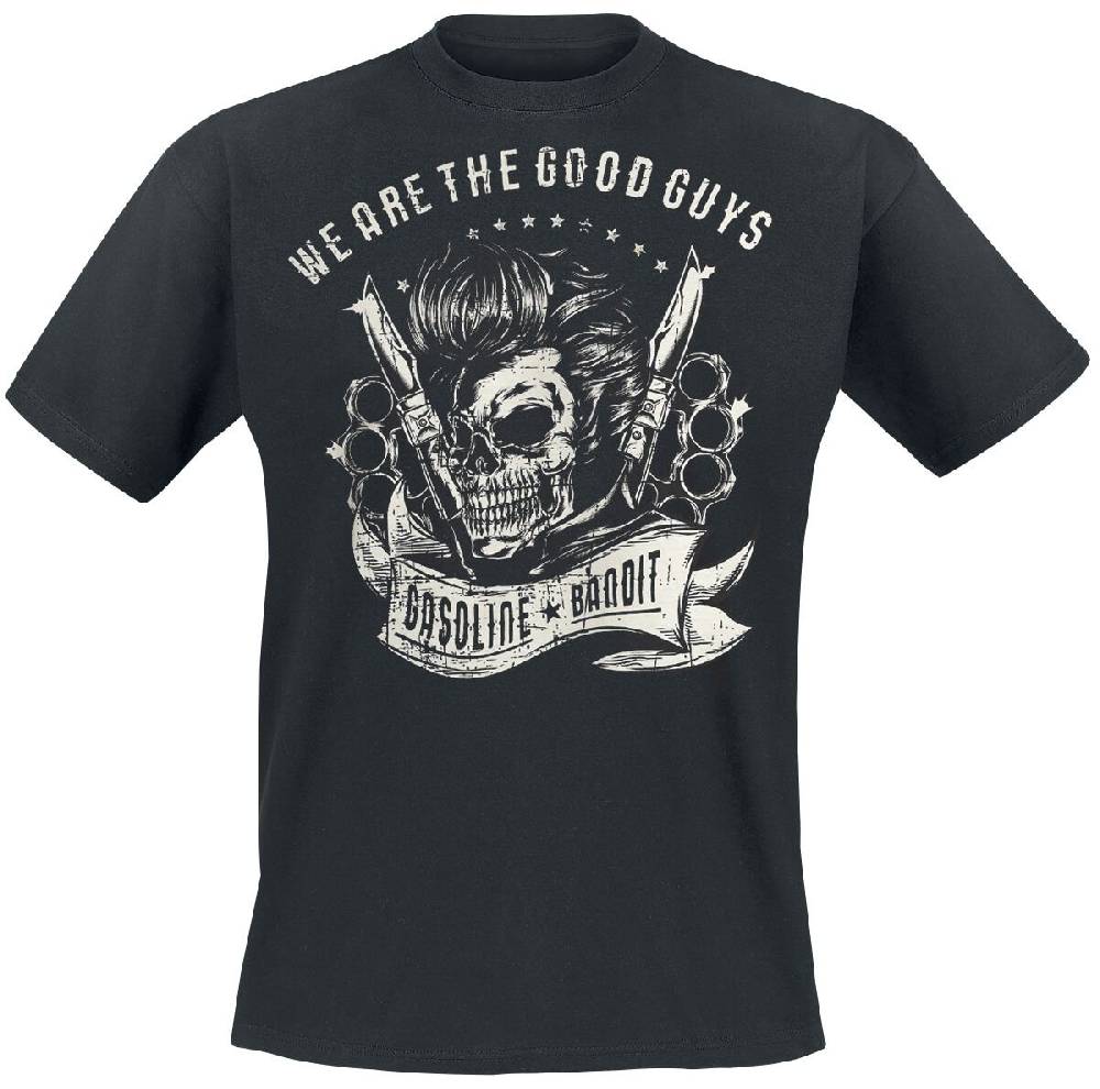 EMP "We Are The Good Guys" T-Shirt schwarz von Gasoline Bandit