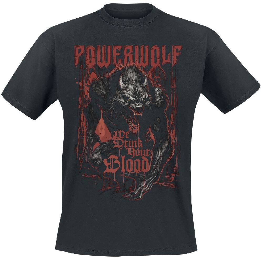 EMP "We Drink Your Blood" T-Shirt schwarz von Powerwolf