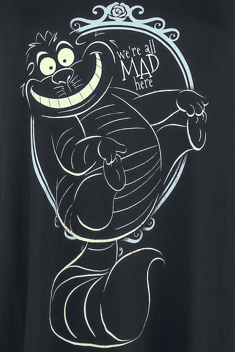 EMP "We're All Mad Here" T-Shirt Schwarz Von Alice Im Wunderland