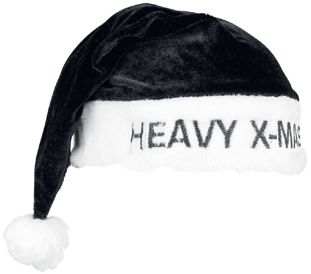 EMP "Weihnachtsmütze" Mütze schwarz/weiß von Heavy X-Mas