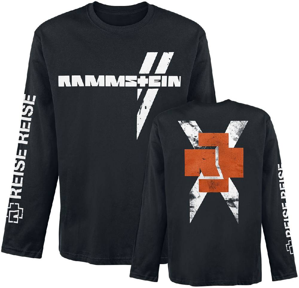 EMP "Weißes Kreuz" Langarmshirt schwarz von Rammstein