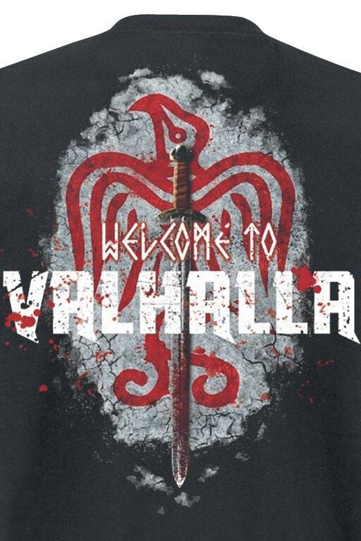 EMP "Welcome To Valhalla" T-Shirt Schwarz Von Vikings