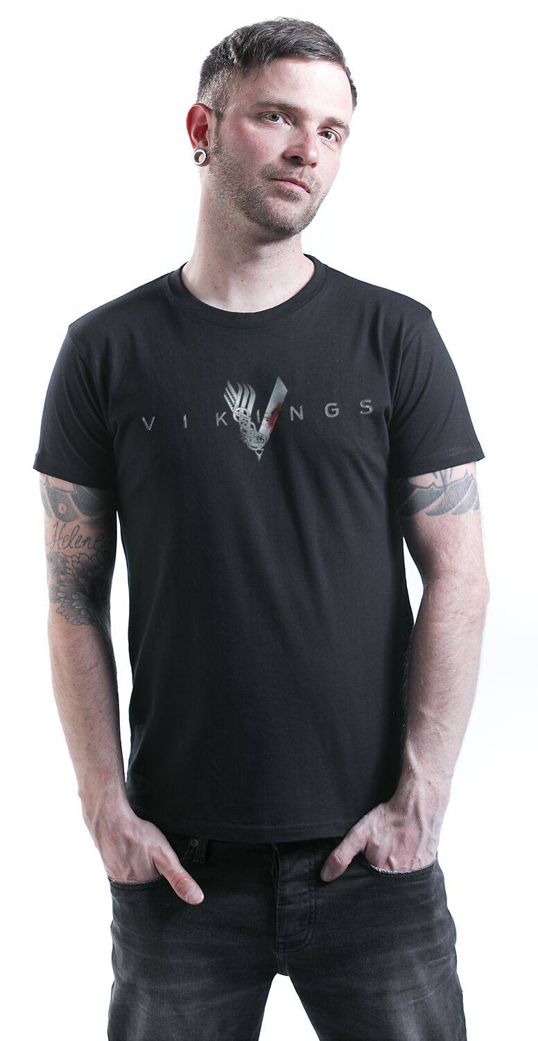 EMP "Welcome To Valhalla" T-Shirt Schwarz Von Vikings