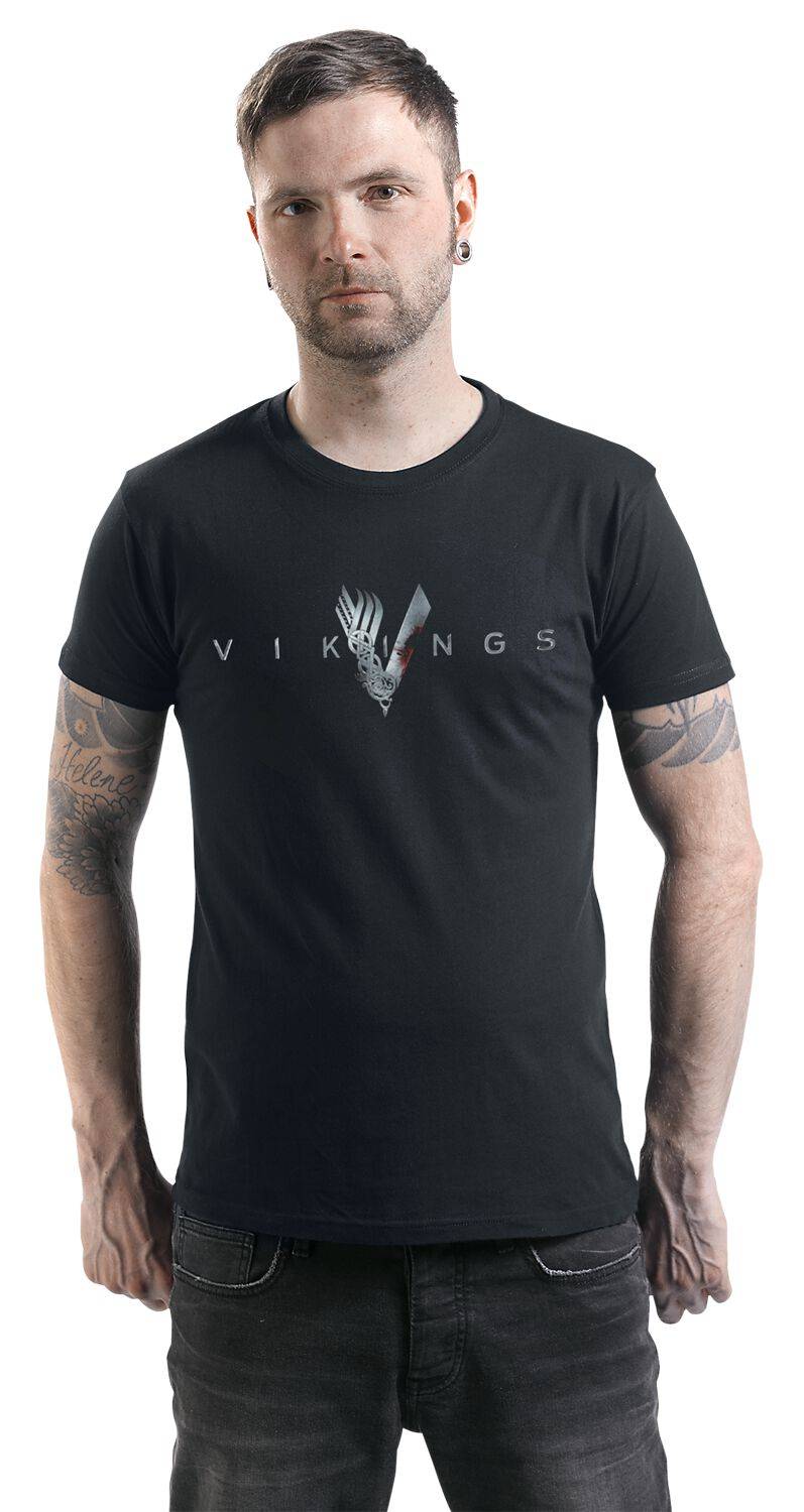 EMP "Welcome To Valhalla" T-Shirt Schwarz Von Vikings