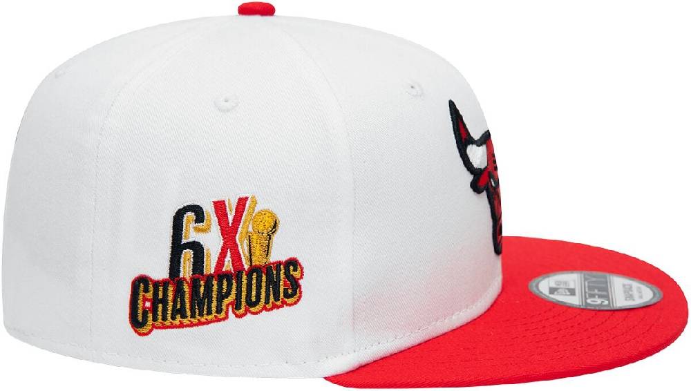EMP "White Crown Patches 9FIFTY Chicago Bulls" Cap Multicolor Von New Era - NBA