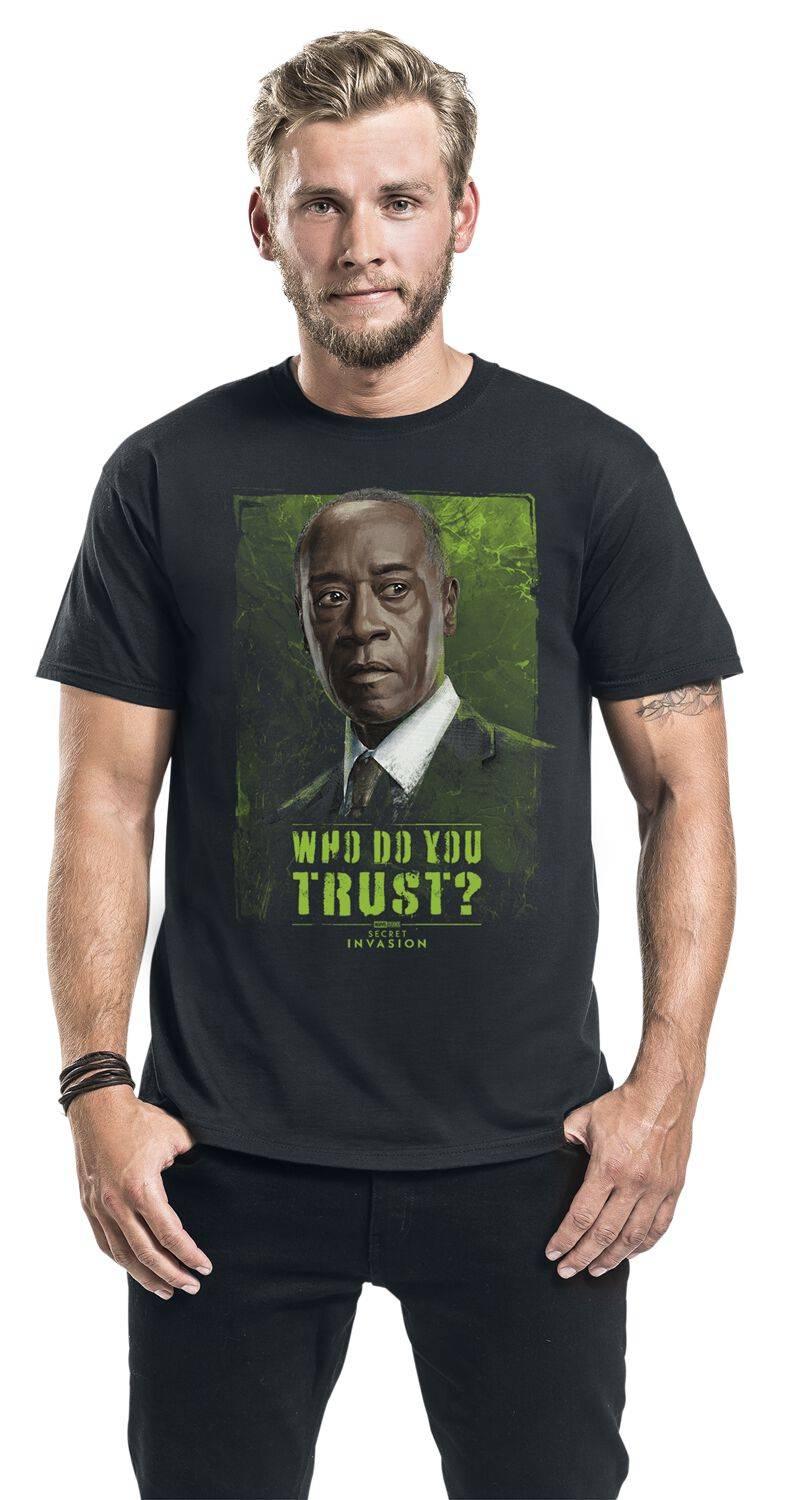 EMP "Who Do You Trust? James" T-Shirt Schwarz Von Secret Invasion