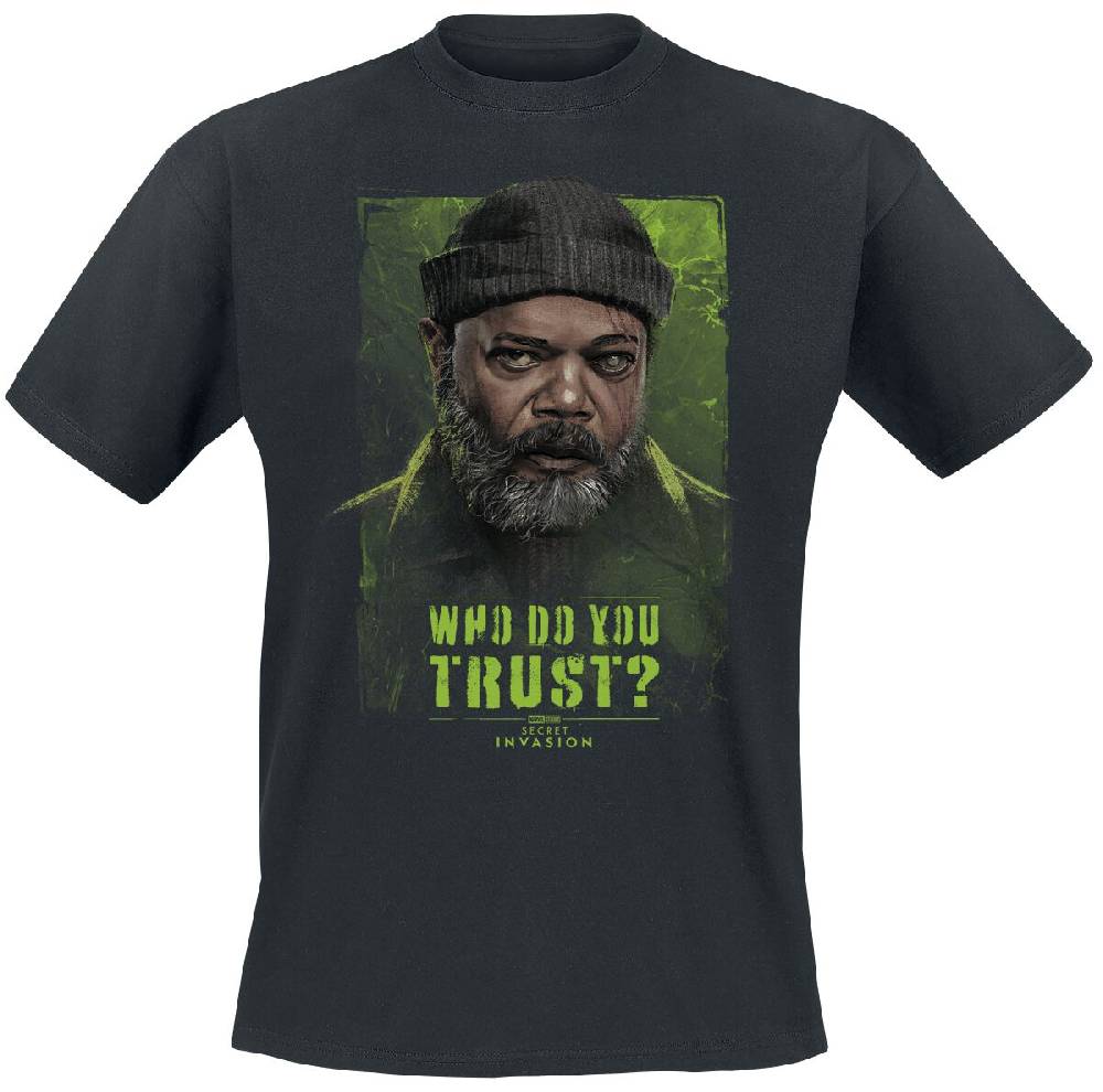 EMP "Who Do You Trust? Nick Fury" T-Shirt schwarz von Secret Invasion