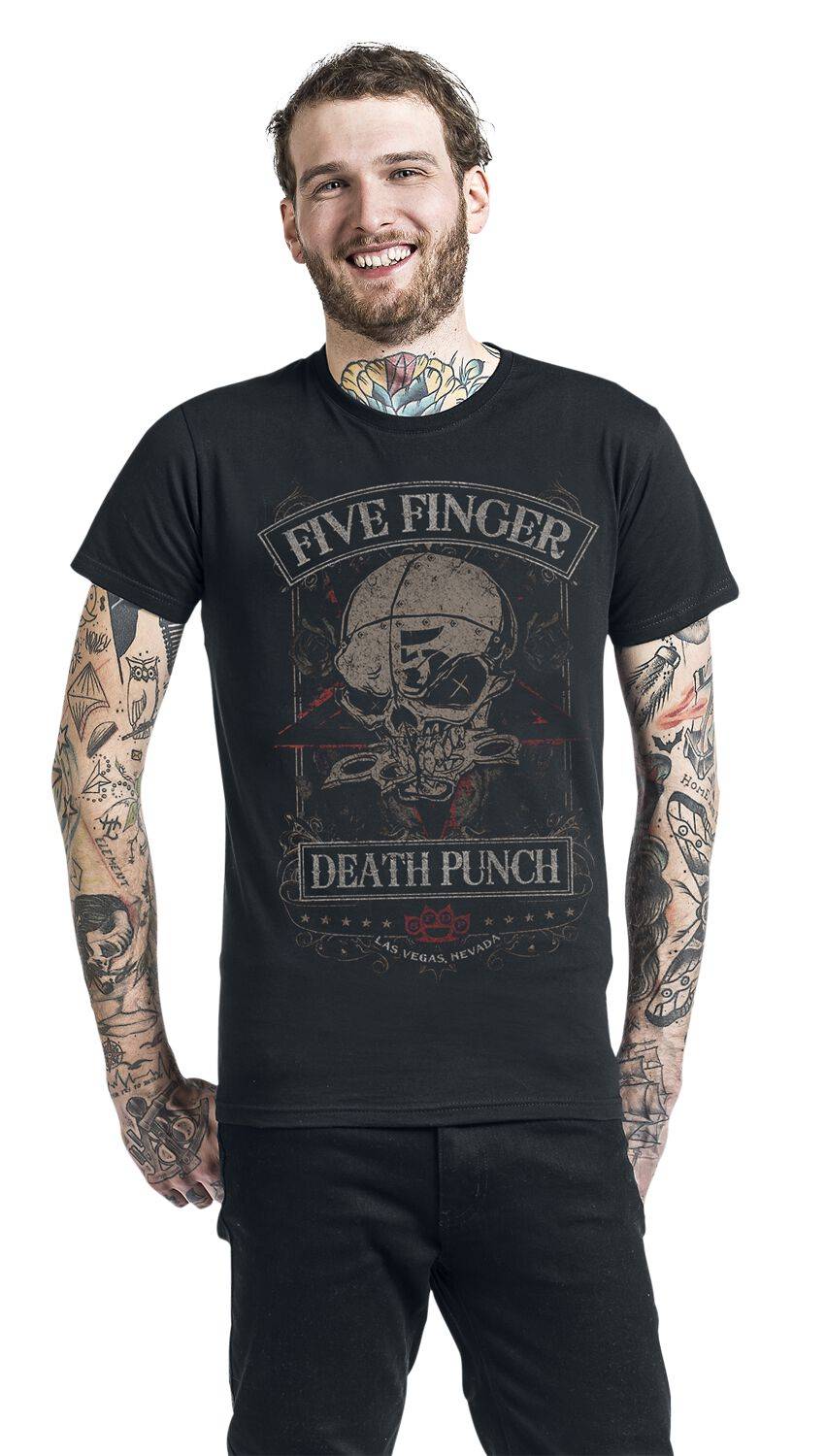EMP "Wicked" T-Shirt Schwarz Von Five Finger Death Punch