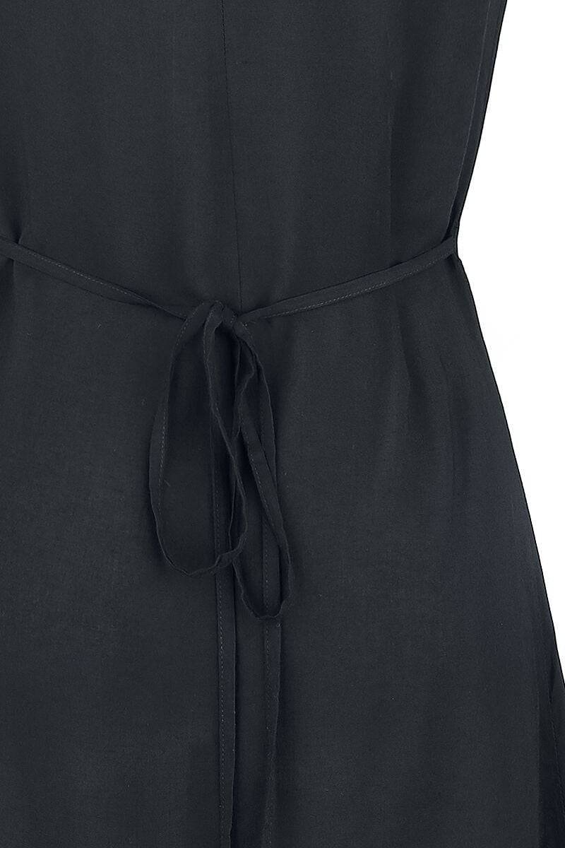 EMP "Wickelkleid Mit Bindegürtel" Mittellanges Kleid Schwarz Von Forplay