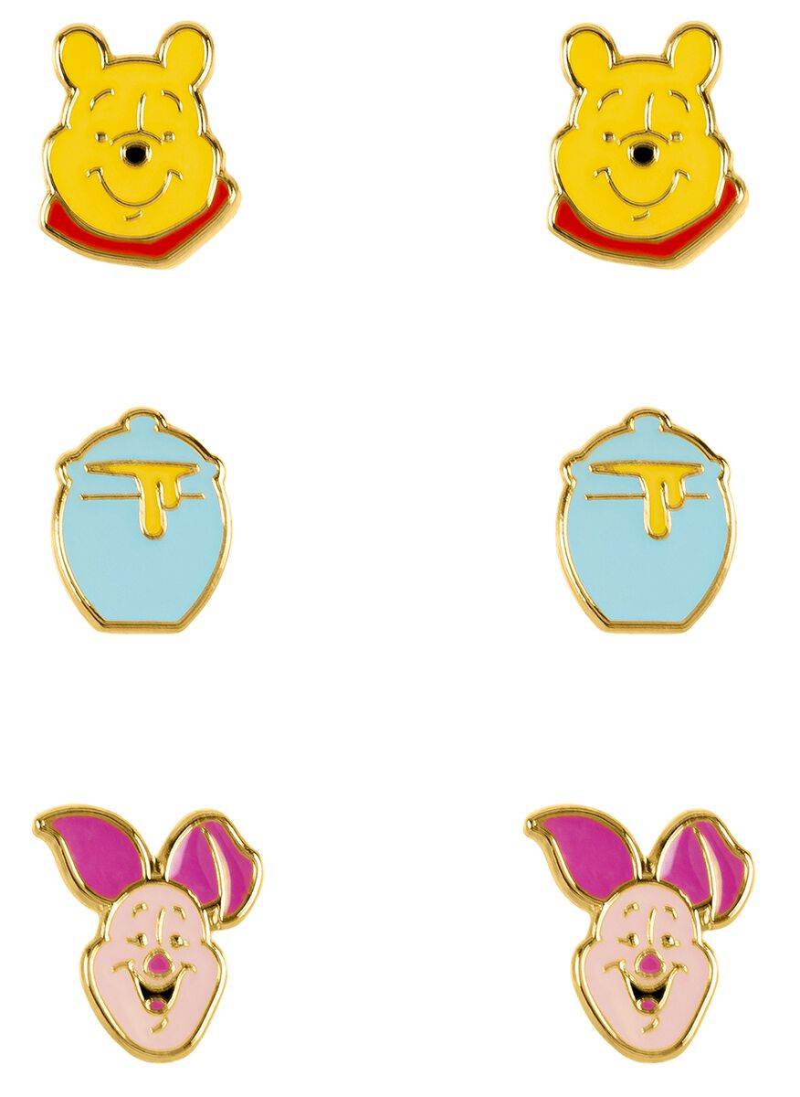 EMP "Winnie und Ferkel" Ohrstecker-Set goldfarben von Winnie The Pooh