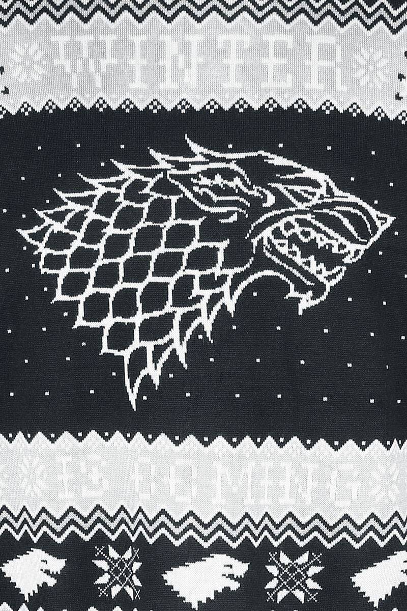 EMP "Winter Is Coming" Weihnachtspullover Grau Von Game Of Thrones