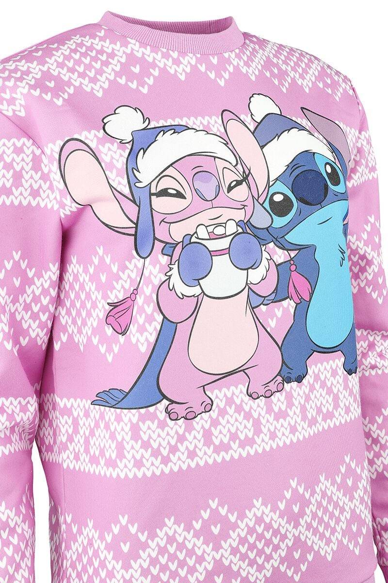 EMP "Winter Stitch" Weihnachtspullover Multicolor Von Lilo & Stitch
