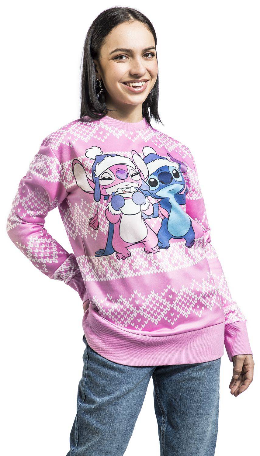 EMP "Winter Stitch" Weihnachtspullover Multicolor Von Lilo & Stitch