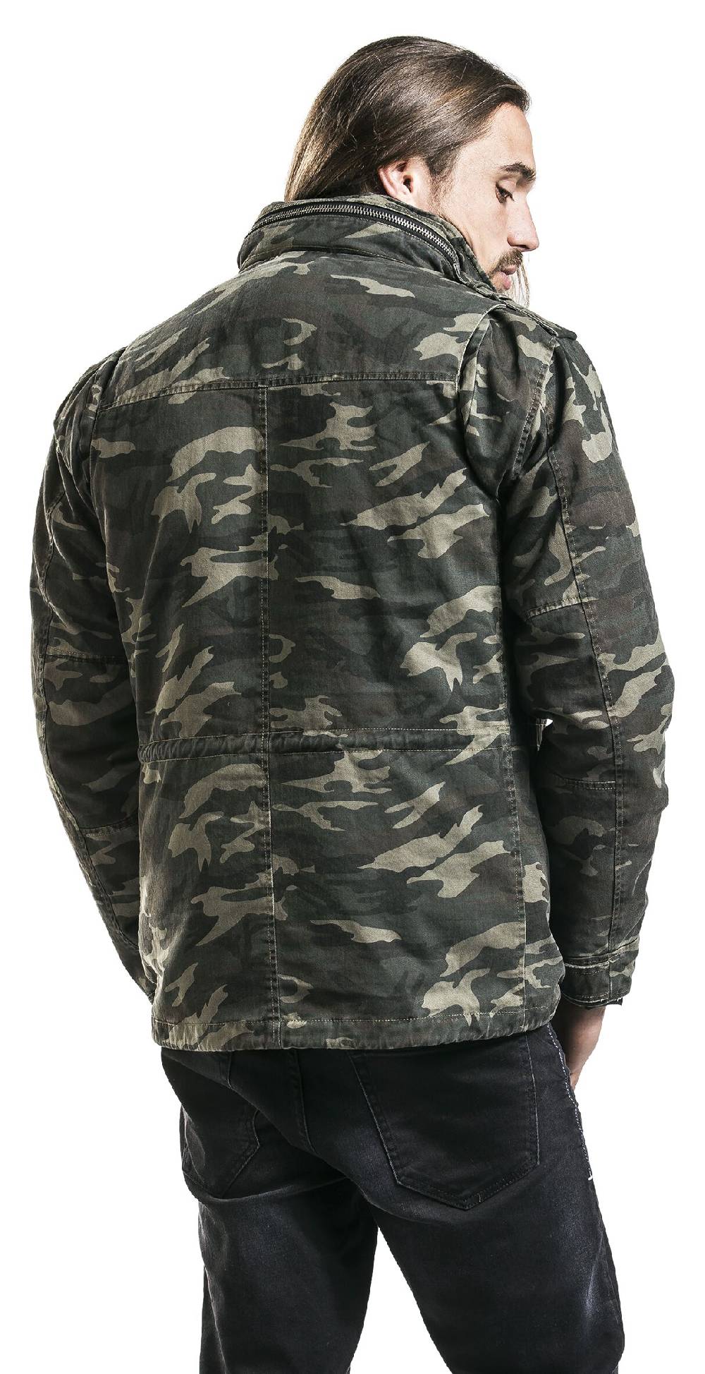 EMP Winterjacke Camouflage Von Black Premium By EMP