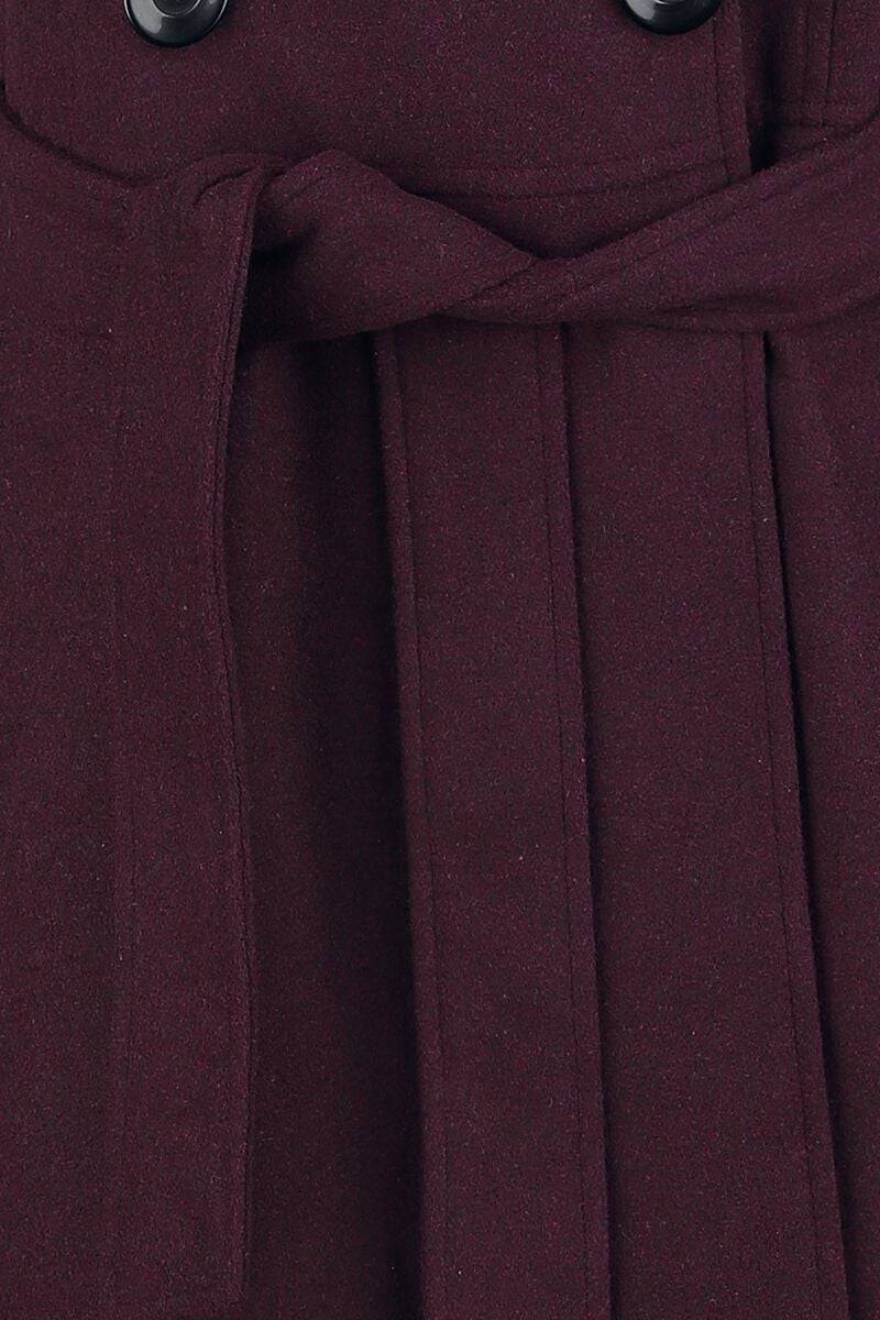 EMP Wintermantel Dunkelrot Von Black Premium By EMP