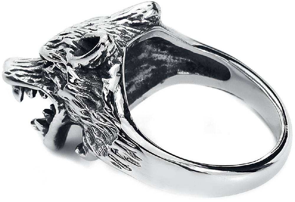 EMP "Wolf Packs" Ring Silberfarben Von EtNox Hard And Heavy