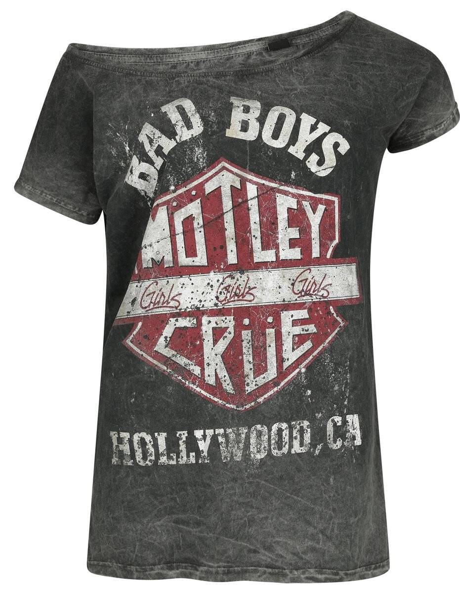 EMP "Worn Shield Master" T-Shirt grau von Mötley Crüe