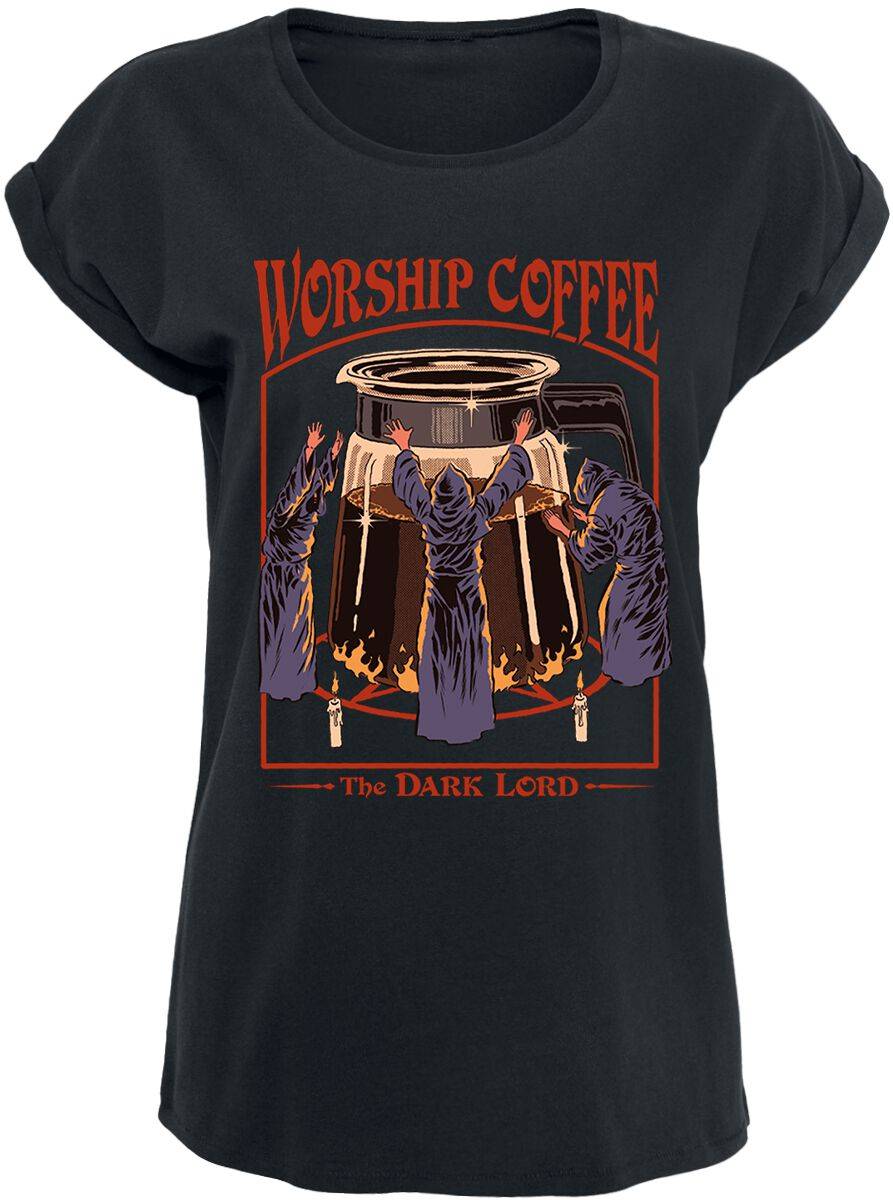 EMP "Worship Coffee" T-Shirt schwarz von Steven Rhodes