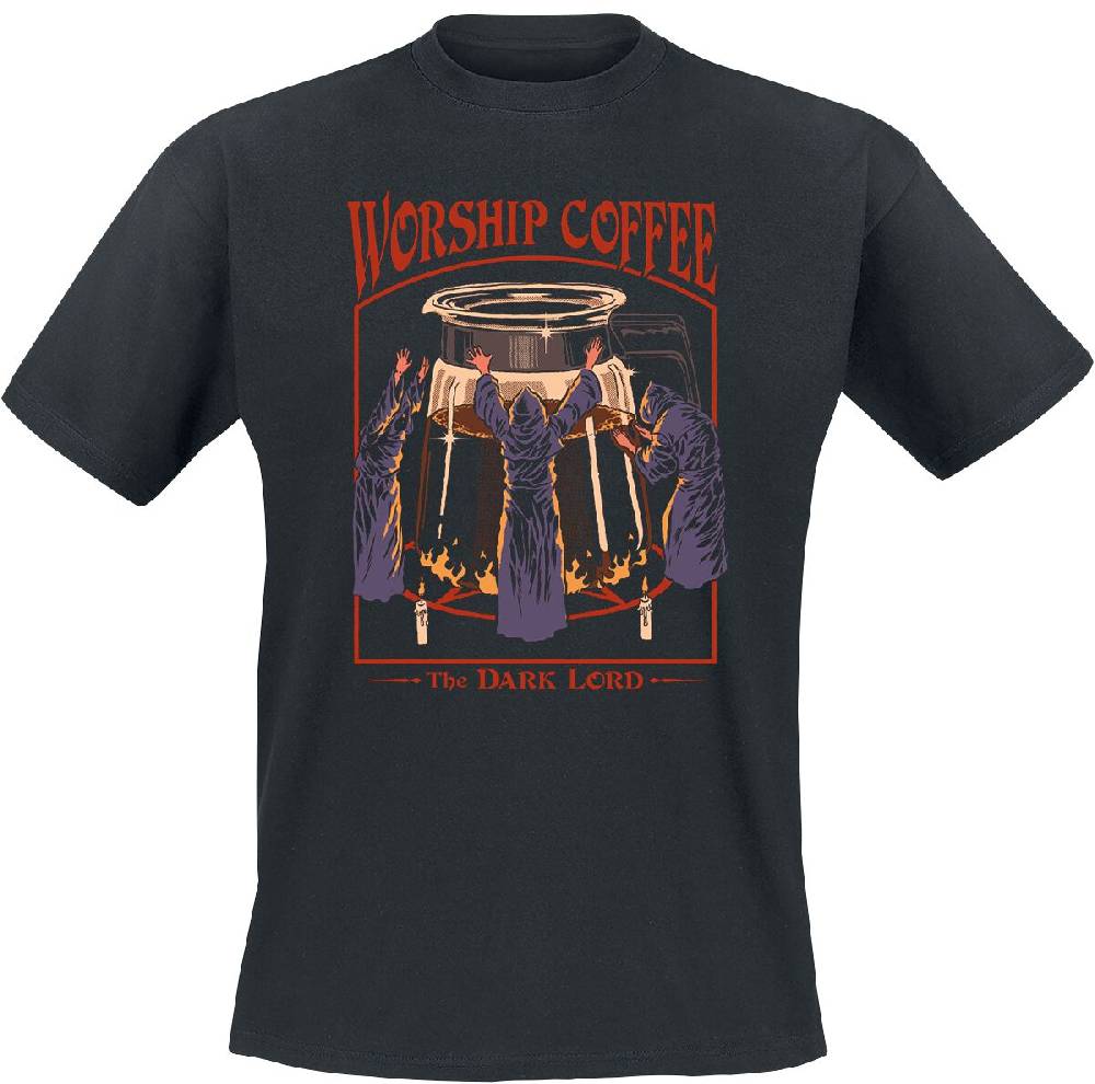 EMP "Worship Coffee" T-Shirt schwarz von Steven Rhodes