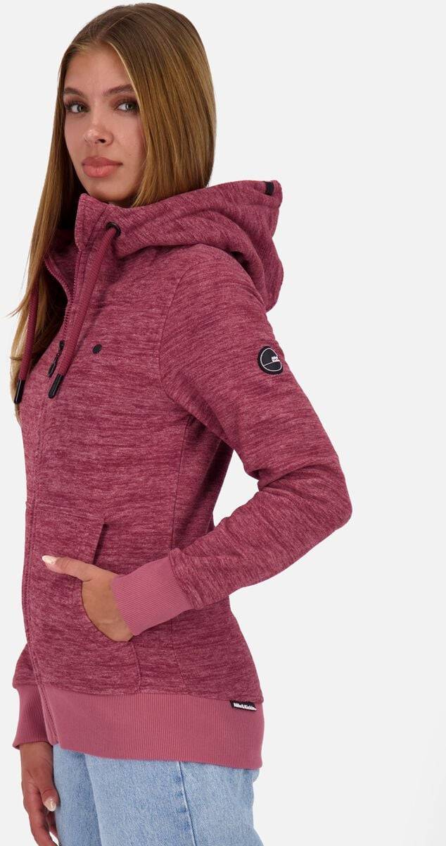 EMP "YasminAK F Polarfleece Hooded Sweat Jacket" Kapuzenjacke Rot Von Alife And Kickin