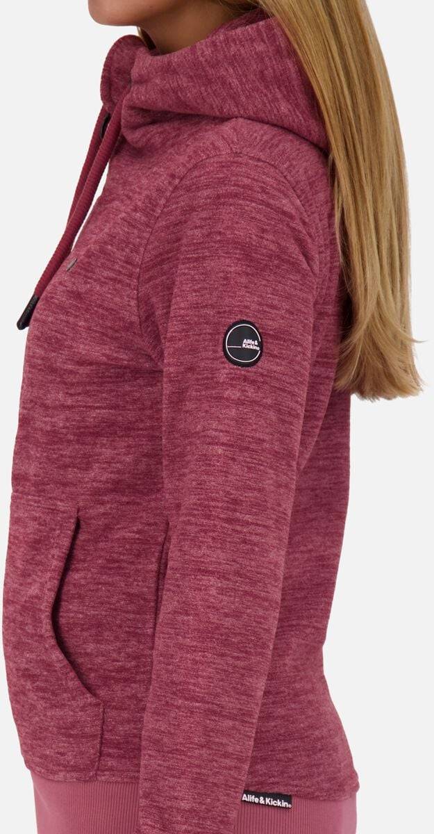 EMP "YasminAK F Polarfleece Hooded Sweat Jacket" Kapuzenjacke Rot Von Alife And Kickin