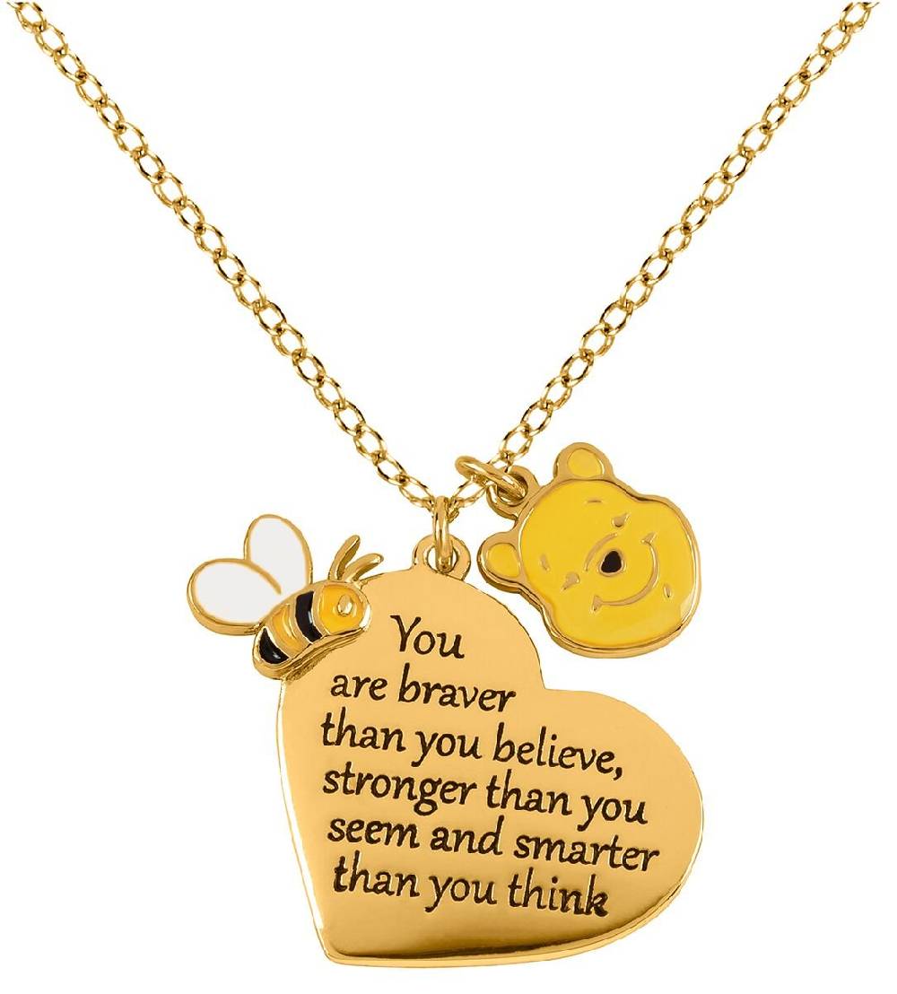 EMP "You Are Braver Than You Believe" Halskette goldfarben von Winnie The Pooh