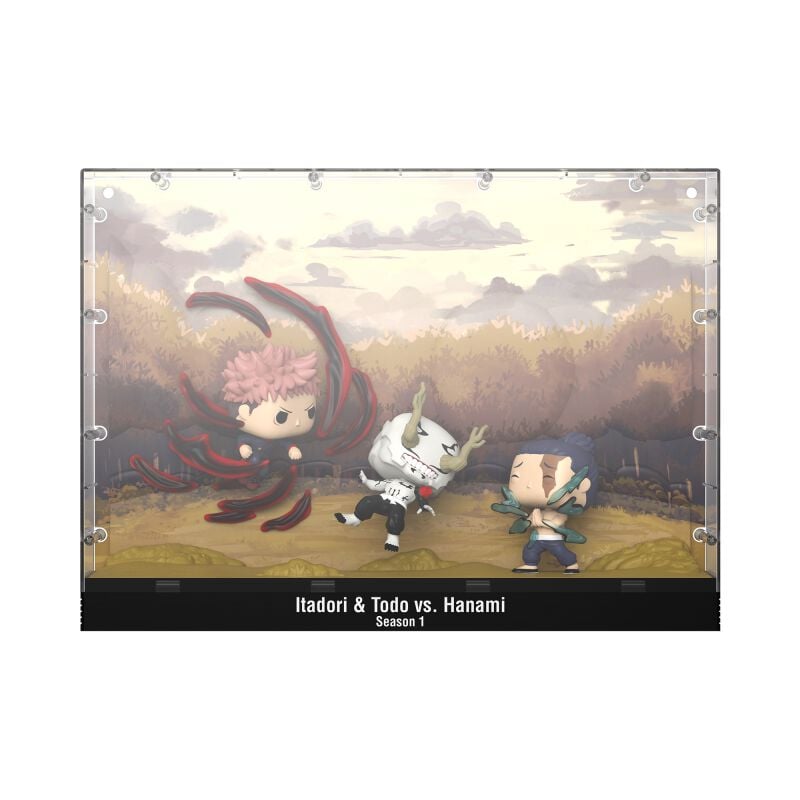 EMP "Yuji Itadori & A0I Todo & Hanami (Pop! Moments Deluxe) Vinyl Figur 06" Funko Pop! Multicolor Von Jujutsu Kaisen