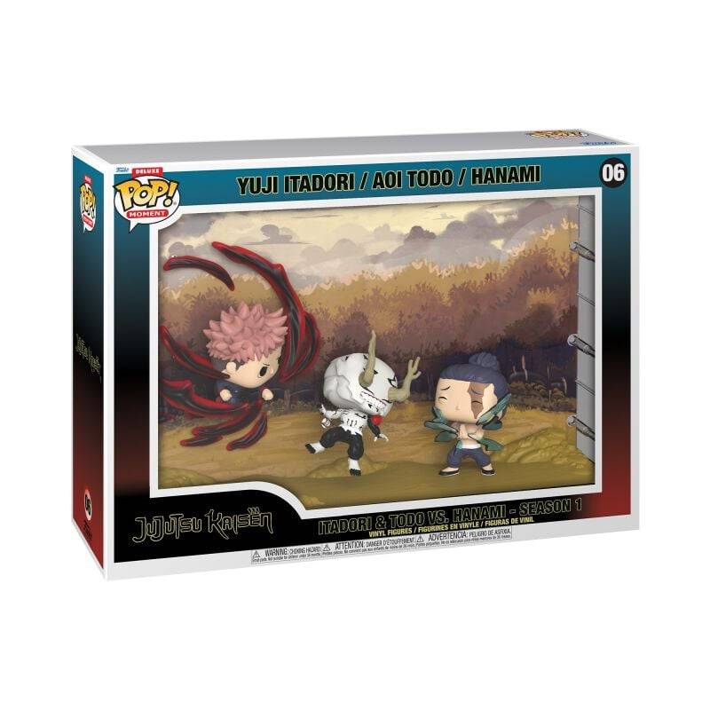 EMP "Yuji Itadori & A0I Todo & Hanami (Pop! Moments Deluxe) Vinyl Figur 06" Funko Pop! multicolor von Jujutsu Kaisen