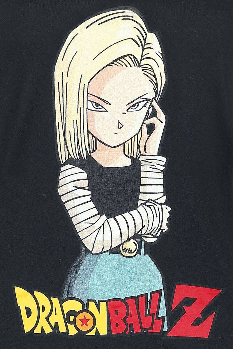 EMP "Z - Android 18" Schlafanzug Schwarz/blau Von Dragon Ball