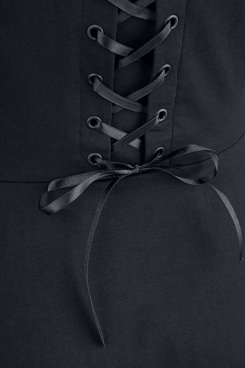 EMP "Zaylee Dress" Kurzes Kleid Schwarz Von Heartless