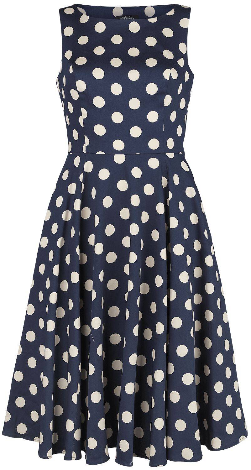 EMP "Zea Swing Dress" Mittellanges Kleid blau/weiß von H&R London