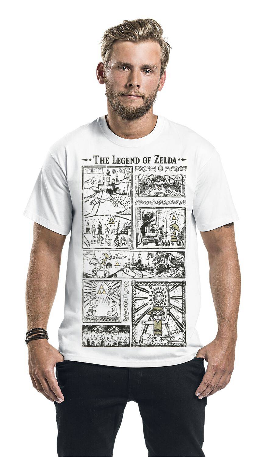 EMP "Zeichnung" T-Shirt Weiß Von The Legend Of Zelda
