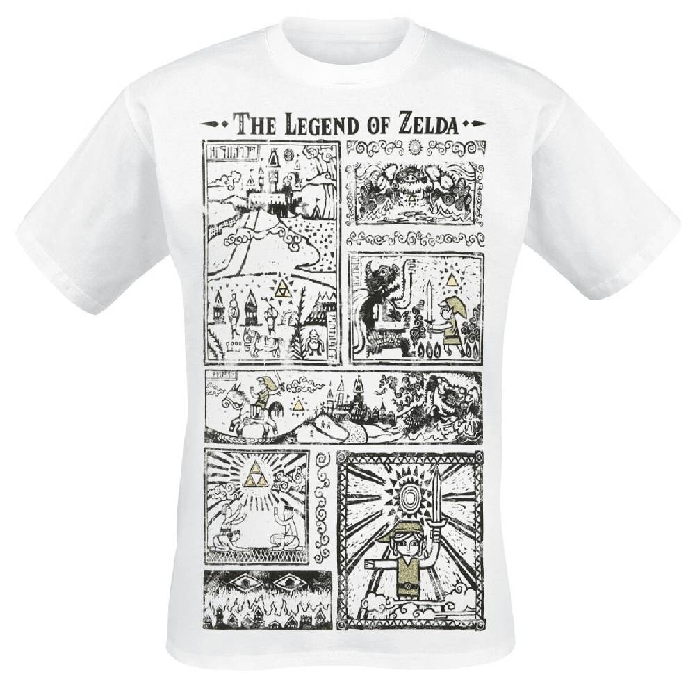 EMP "Zeichnung" T-Shirt weiß von The Legend Of Zelda