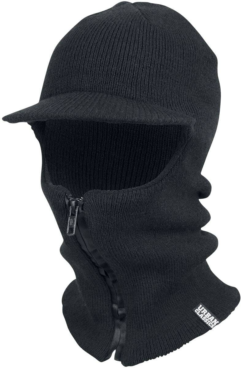 EMP "Zipped Balaclava Visor" Mütze schwarz von Urban Classics