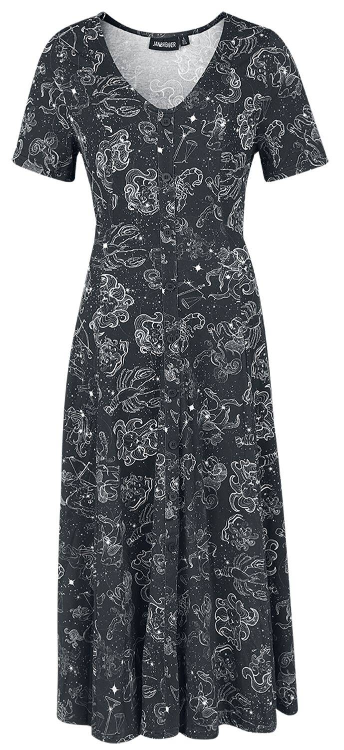 EMP "Zodiac Constellation Midi Dress" Langes Kleid multicolor von Jawbreaker