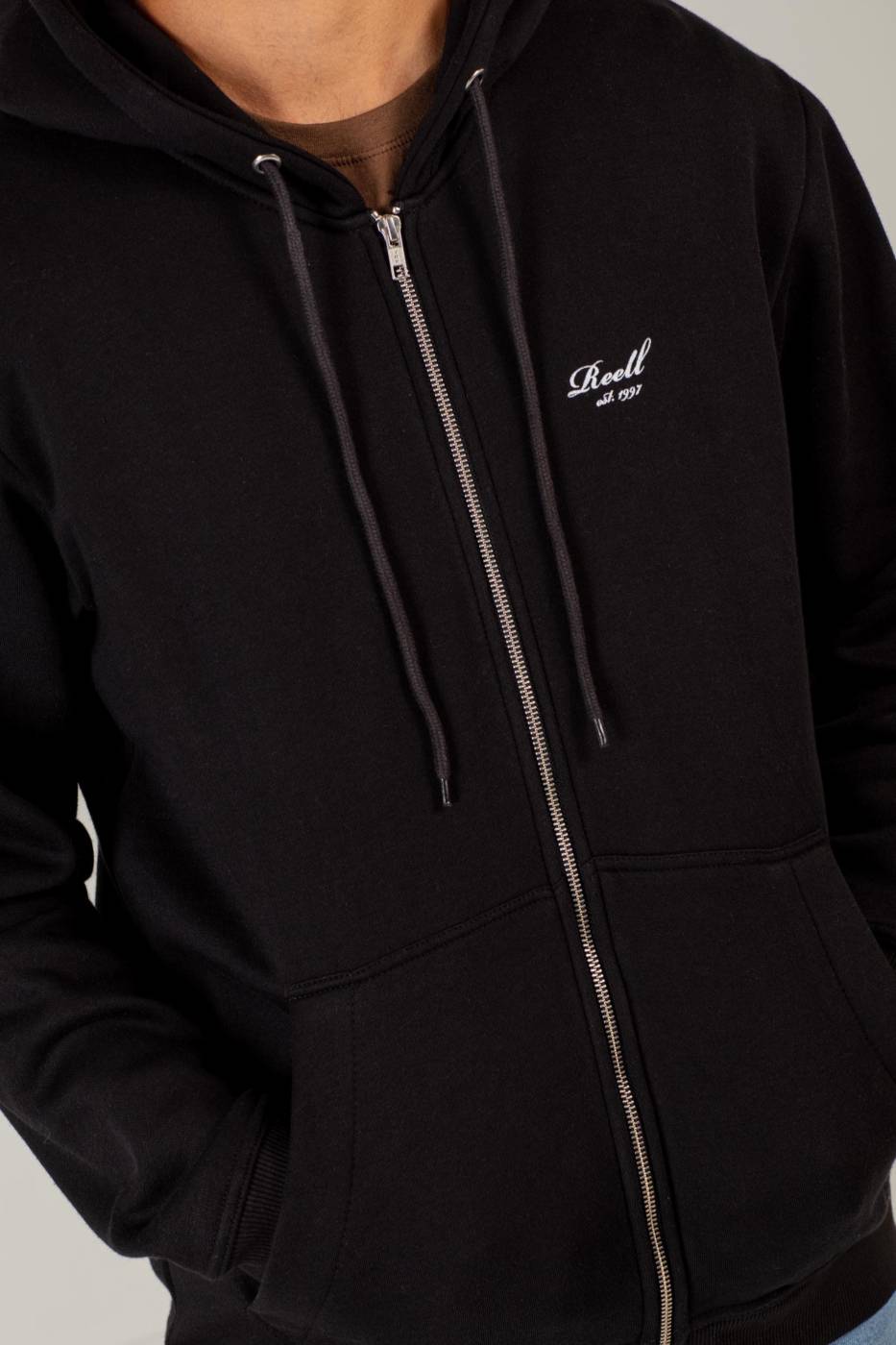 Reell Staple Logo Zip Hoodie