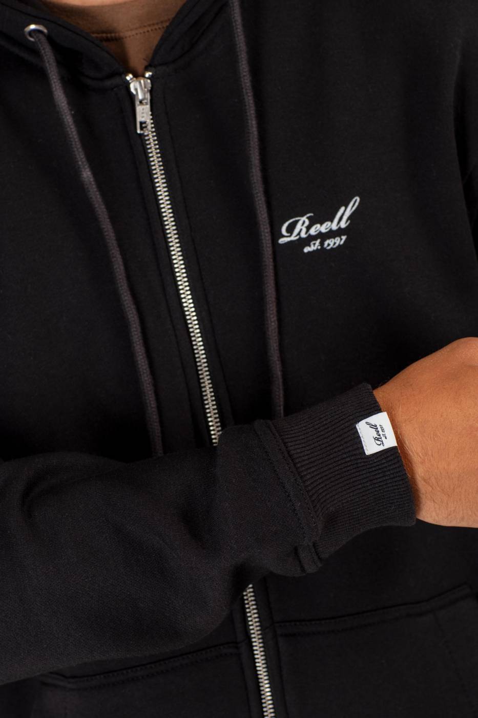 Reell Staple Logo Zip Hoodie