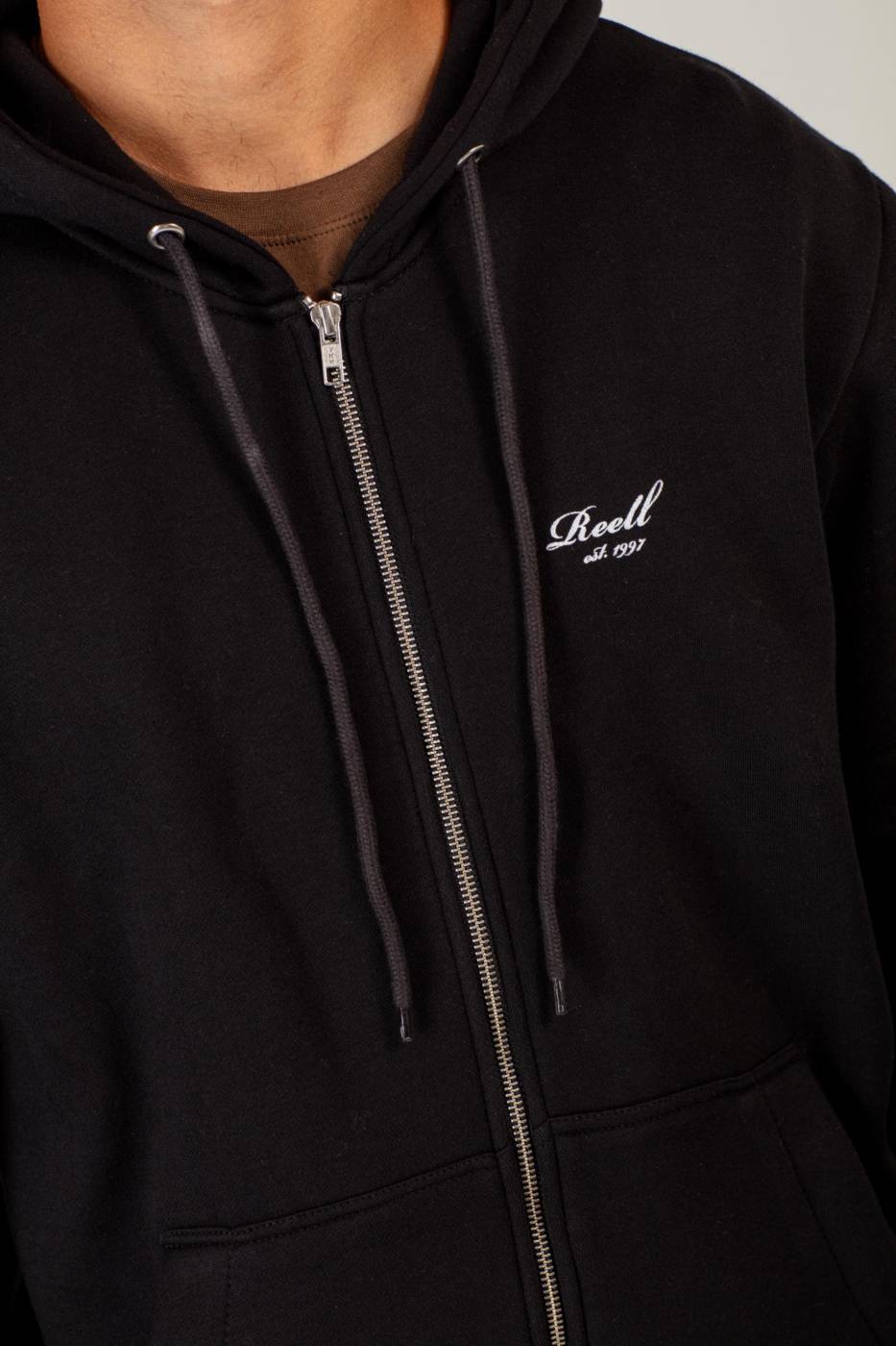 Reell Staple Logo Zip Hoodie