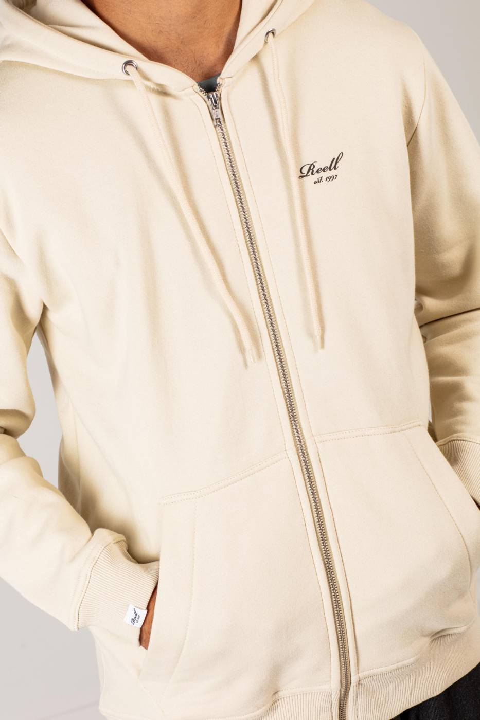 Reell Staple Logo Zip Hoodie