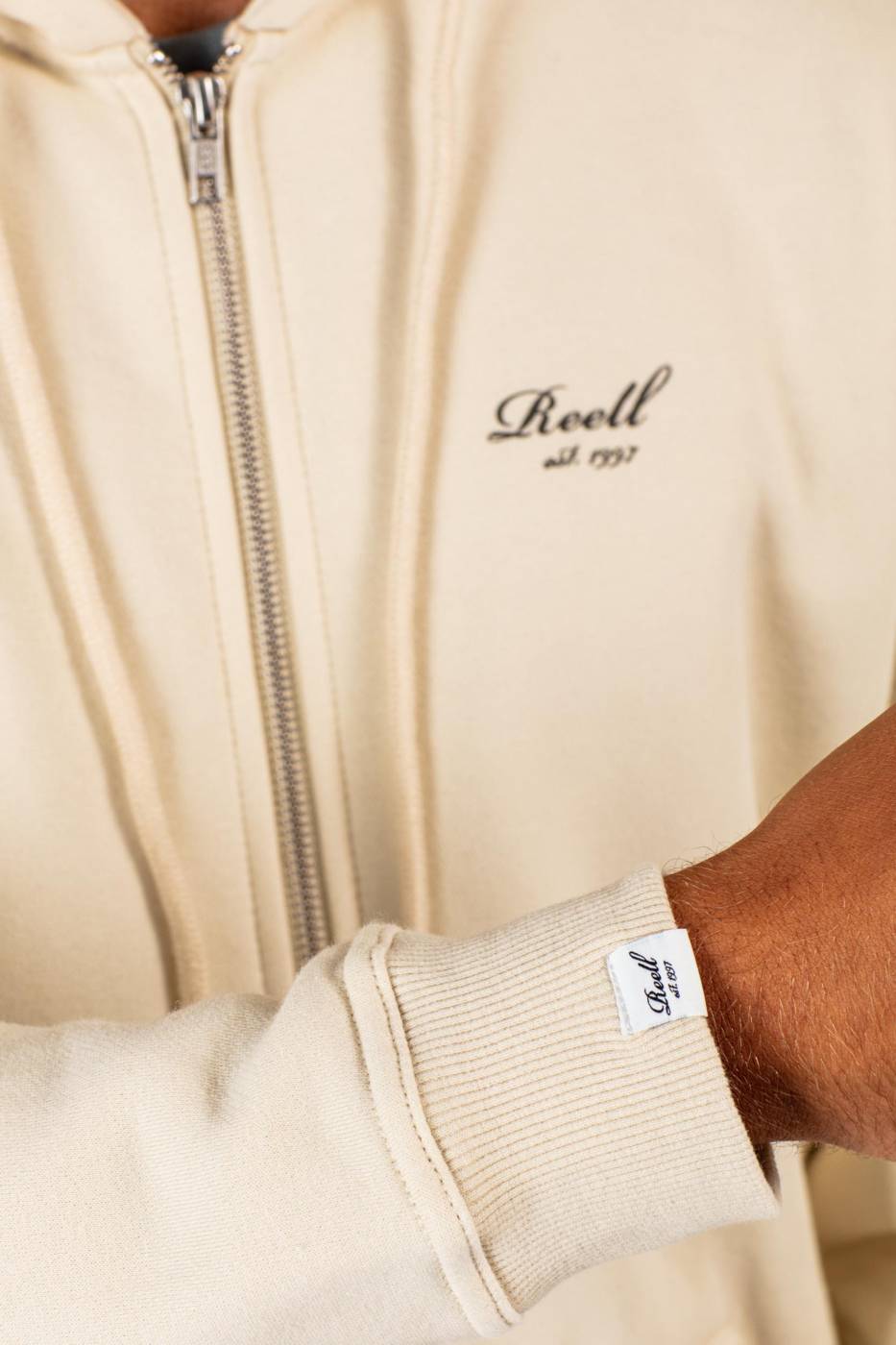 Reell Staple Logo Zip Hoodie