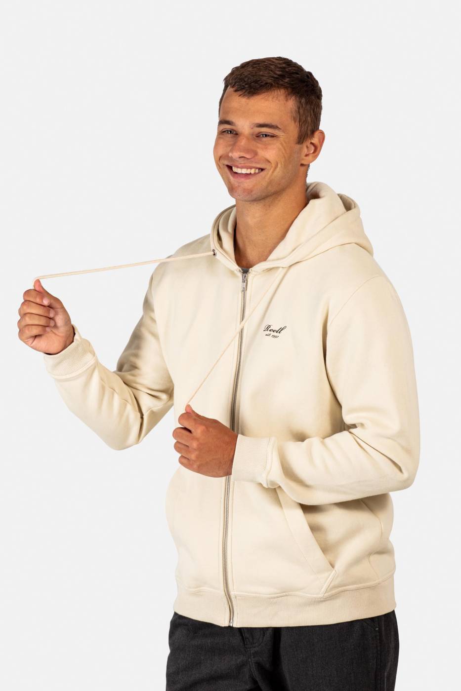 Reell Staple Logo Zip Hoodie