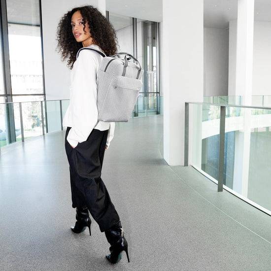 Reisenthel Allday Backpack M Herringbone Grey (Rucksack,grau)