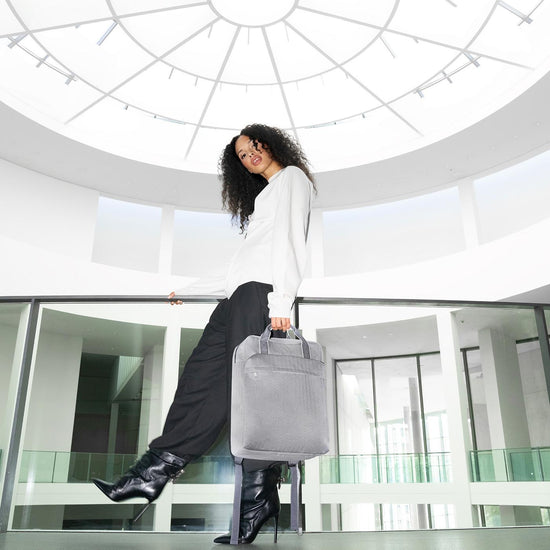 Reisenthel Allday Backpack M Herringbone Grey (Rucksack,grau)